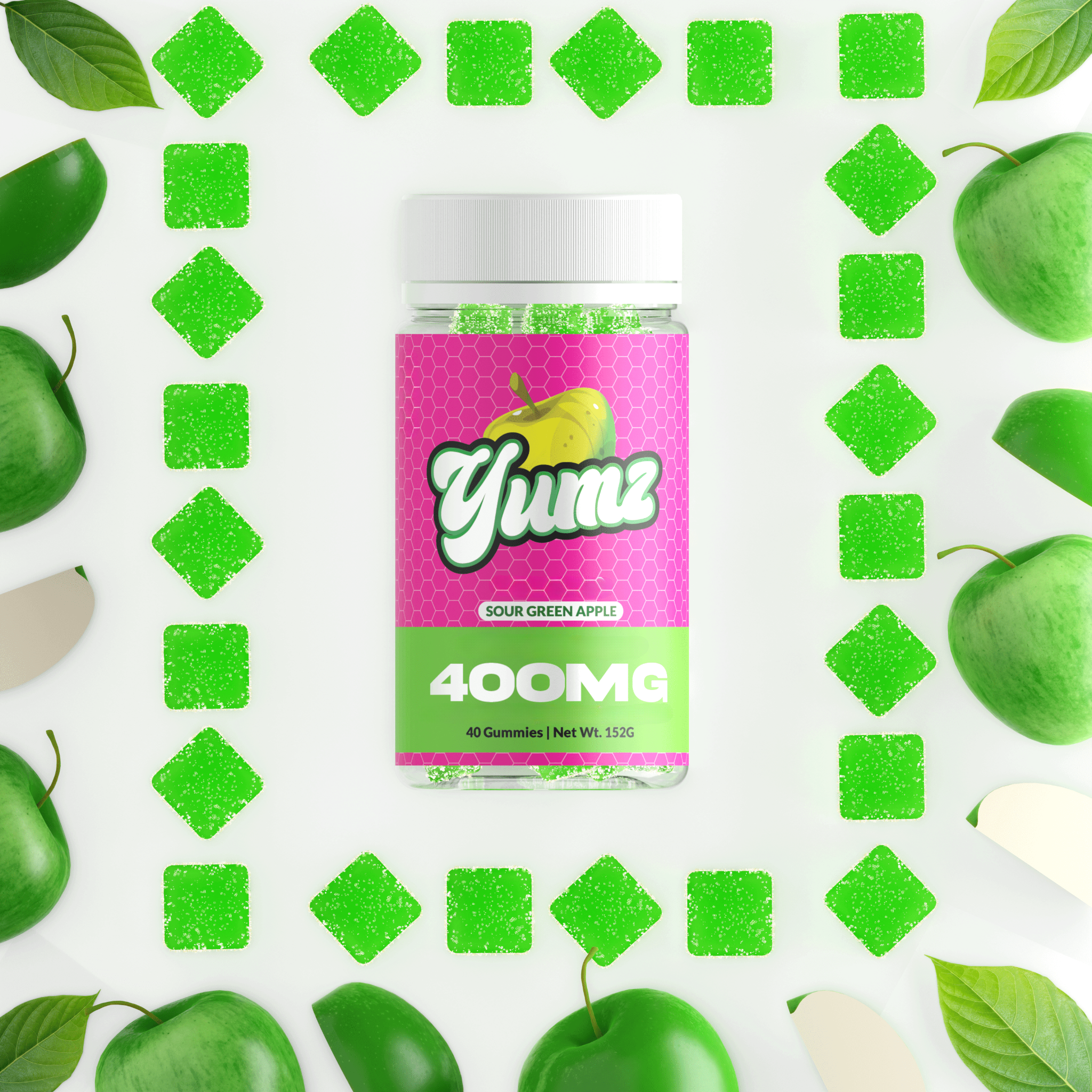 YUMZ - Sour Green Apple - Gummies