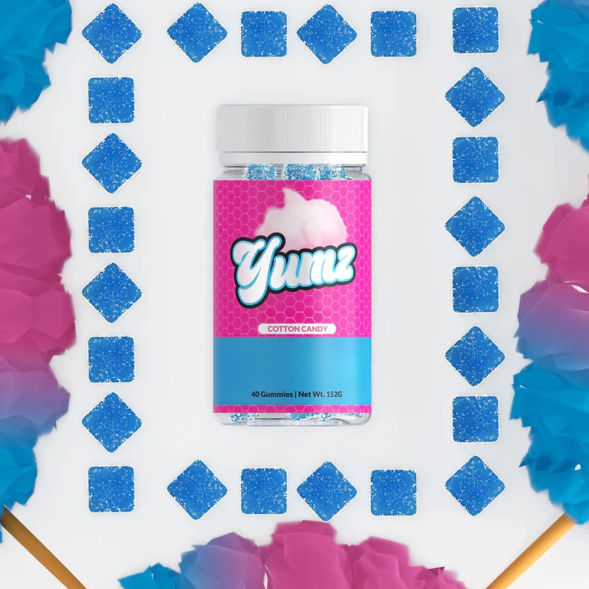 YUMZ - Cotton Candy - Hemp-Seed Oil Gummies
