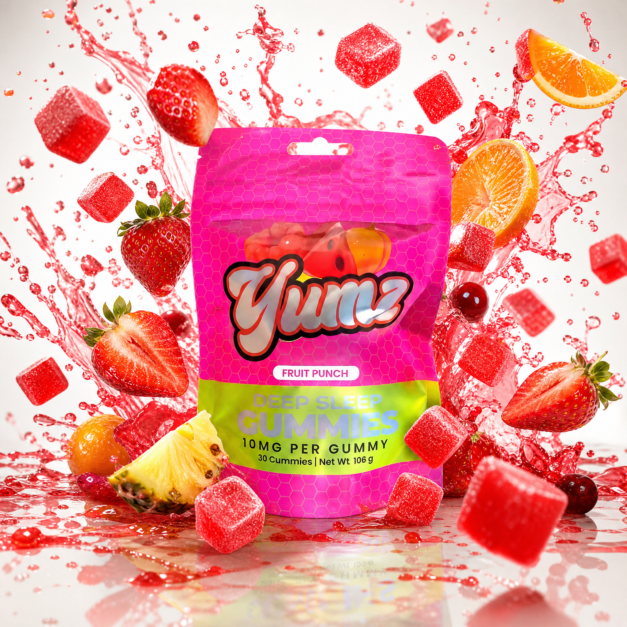 Fruit Punch - Hemp-Seed Oil Gummies