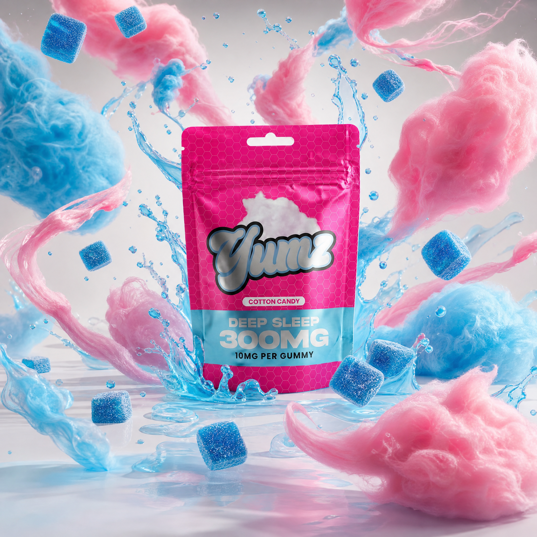 Cotton Candy - Hemp-Seed Oil Gummies